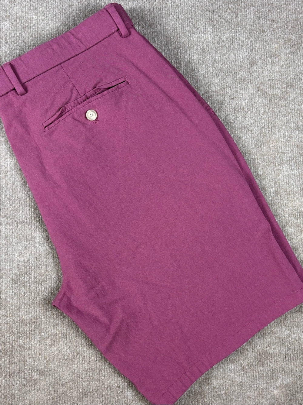 Jos. A. Bank Men’s Purple Chino Shorts Cotton Tailored Fit Solid Size‎ W 38 9”
